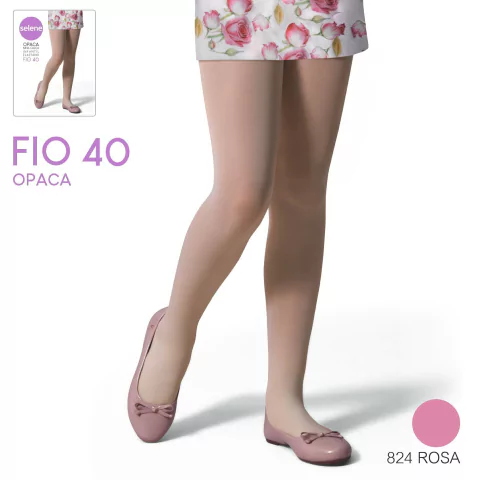 9570 - Meia Calça Infantil Fio 40 - Selene
