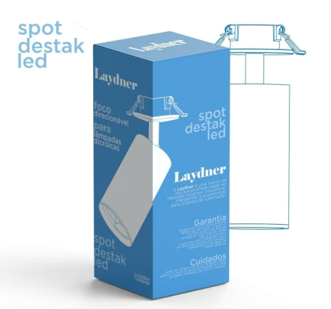 L310-99-00-BR - Spot Destak MR16 Branco - Laydner