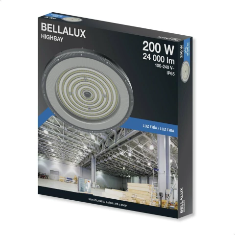 Luminária LED Highbay 200W 6500K IP65 - Bellalux