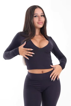 Cropped Pandora Manga Longa - loja online