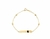 Pulseira Plaquinha e Bolinha PU0107