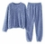 PIJAMA POLAR SOFT TRENZADO + DE REGALO PANTUFLAS PELUCHE Y GORRITO DE LANA - tienda online