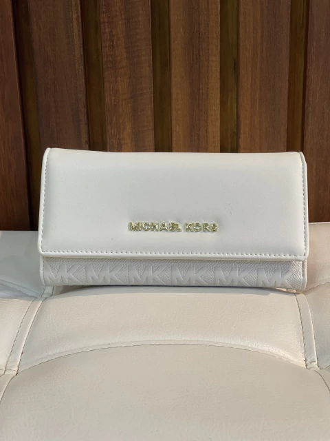 Billetera Michael Kors blanca