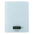 Balanza de cocina digital Gadnic blanca con pantalla LCD mostrando peso cero