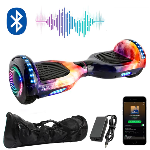 Patineta Eléctrica Gadnic Balance Bluetooth Hasta 120kg 20kmh Placa Tao Tao Bolso - comprar online