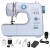 Máquina de coser Gadnic SW7000 blanca con 16 puntadas, pedal, luz LED y accesorios incluidos