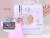 Máquina de coser portátil Gadnic blanca y lila con 12 puntadas, función de luz LED y pedal, cosiendo tela rosa