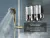Dispenser triple de pared Gadnic para jabón, shampoo y crema en baño con ducha de mano y azulejos grises