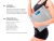 Mujer sosteniendo balanza digital Gadnic G07 con pantalla LCD azul y cuerpo plateado