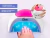 Cabina profesional para uñas Gadnic Care con luz UV LED azul y sensor automático, mano con uñas pintadas secándose dentro de la cabina