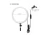 FOTO0030 - Aro Iluminador Led Gadnic 26cm 10 Ring Light Celular - Big Outlet