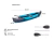 Imagen de Kayak Inflable South Port Para 2 Personas 200KG