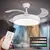 Ventilador de Techo ClimaLed Gadnic 3 Aspas Retractiles