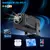 Mini projetor Salange Hy320 com conectividade Wi-Fi 6 e Bluetooth 5.0, exibindo imagens em destaque.