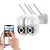 Câmera de segurança Wi-Fi 1080P Full HD A8 com controle via smartphone.