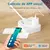 Extensão de tomada USB com controle por aplicativo, mostrando um smartphone interagindo com o dispositivo.