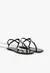 SCHUTZ SANDÁLIA SALTO RASTEIRO VERNIZ PRETO CRISTAL - S011680089 - comprar online