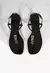 SCHUTZ SANDÁLIA SALTO RASTEIRO VERNIZ PRETO CRISTAL - S011680089 - loja online