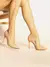 AREZZO SCARPIN NUDE COURO na internet