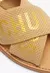 Imagem do SCHUTZ RASTEIRA LIA FITA NUDE DOURADO
