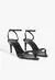 SCHUTZ SANDÁLIA SALTO ALTO DELUXE NAPPA/VINIL PRETO - S210390075 na internet