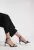 SCHUTZ SANDÁLIA SALTO ALTO DELUXE NAPPA/VINIL PRETO - S210390075