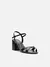 AREZZO SALTO MEDIO BLOCO TOURINO LEATHER PRETO - A124630070 na internet