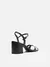 AREZZO SALTO MEDIO BLOCO TOURINO LEATHER PRETO - A124630070 - PASS