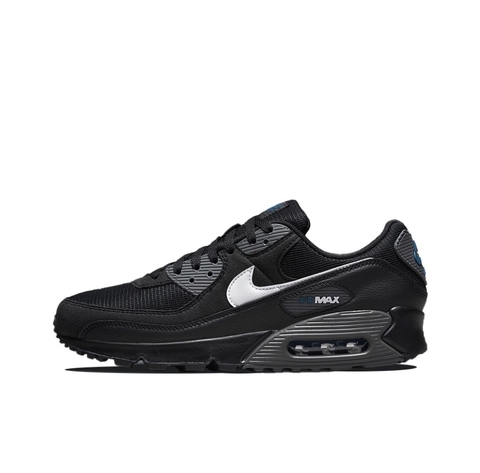 TÊNIS NIKE AIR MAX 90 "PRETO BRANCO AZUL" (PRAZO DE ATÉ 20 DIAS PARA ENTREGA) - FRETE GRÁTIS BR - comprar online