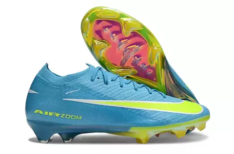 CHUTEIRA DE CAMPO NIKE MERCURIAL VAPOR 16 ELITE FG "AZUL VERDE FLUORESCENTE" (PRAZO DE ATÉ 20 DIAS PARA ENTREGA) - FRETE GRÁTIS BR - comprar online