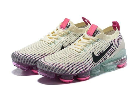 TÊNIS NIKE VAPORMAX 3 FEMININO "CREME ROXO PINK" (PRAZO DE ATÉ 20 DIAS PARA ENTREGA) - FRETE GRÁTIS BR - comprar online