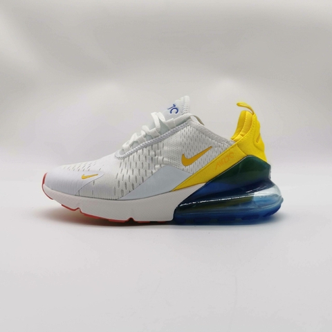 TÊNIS NIKE AIR MAX 270 "BRANCO AMARELO AZUL" (PRAZO DE ATÉ 20 DIAS PARA ENTREGA) - FRETE GRÁTIS BR - comprar online