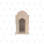 ORATÓRIO PORTA FIXA PARA IMAGENS 15CM - comprar online