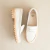Mocassim Tie Couro Wishin (Off White) - comprar online