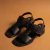 Sandália Tulum Couro Wishin (Preto) - comprar online