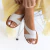 Imagem do Flat Mirela Couro Wishin (Off White)