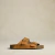 Sandalia Fivela Dupla Couro Wishin (Camel) - comprar online