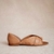 Sapato Amelia Couro Wishin (Areia) - Wishin