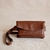 Pochete Envelope Couro Wishin (Café) na internet