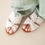 Flat Cindy Couro Wishin (Branco)