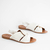 Flat Cindy Couro Wishin (Branco) - comprar online