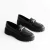 Mocassim Sam Fivela Couro Wishin (Preto) na internet