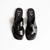 Flat Lorena Couro Wishin (Preto) - Wishin