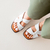 Flat Lorena Couro Wishin (Branco)