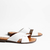 Flat Lorena Couro Wishin (Branco) - comprar online