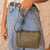Bolsa Duda Couro Wishin (Militar)