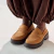Mocassim Hebe Couro Wishin (Caramelo)