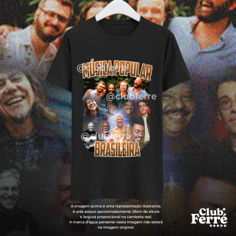 Camiseta Música Popular Brasileira - MPB - comprar online