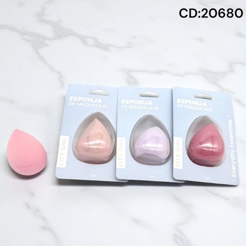 ESPONJA MAQUILLAJE ALARGADA CITY ESSENIALS