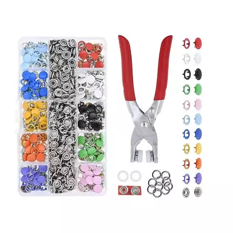 SET BROCHE METALICO DOBLE ARO + PINZA ALICATE MANUAL - comprar online